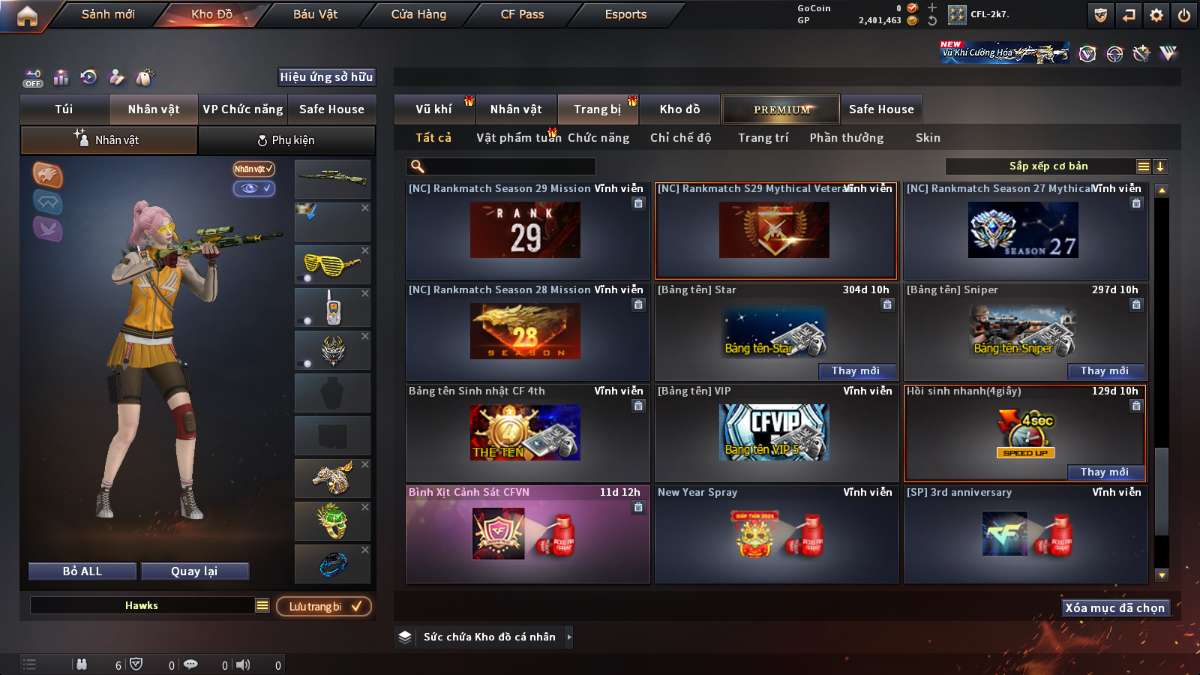 shop acc cf uy tin gia re